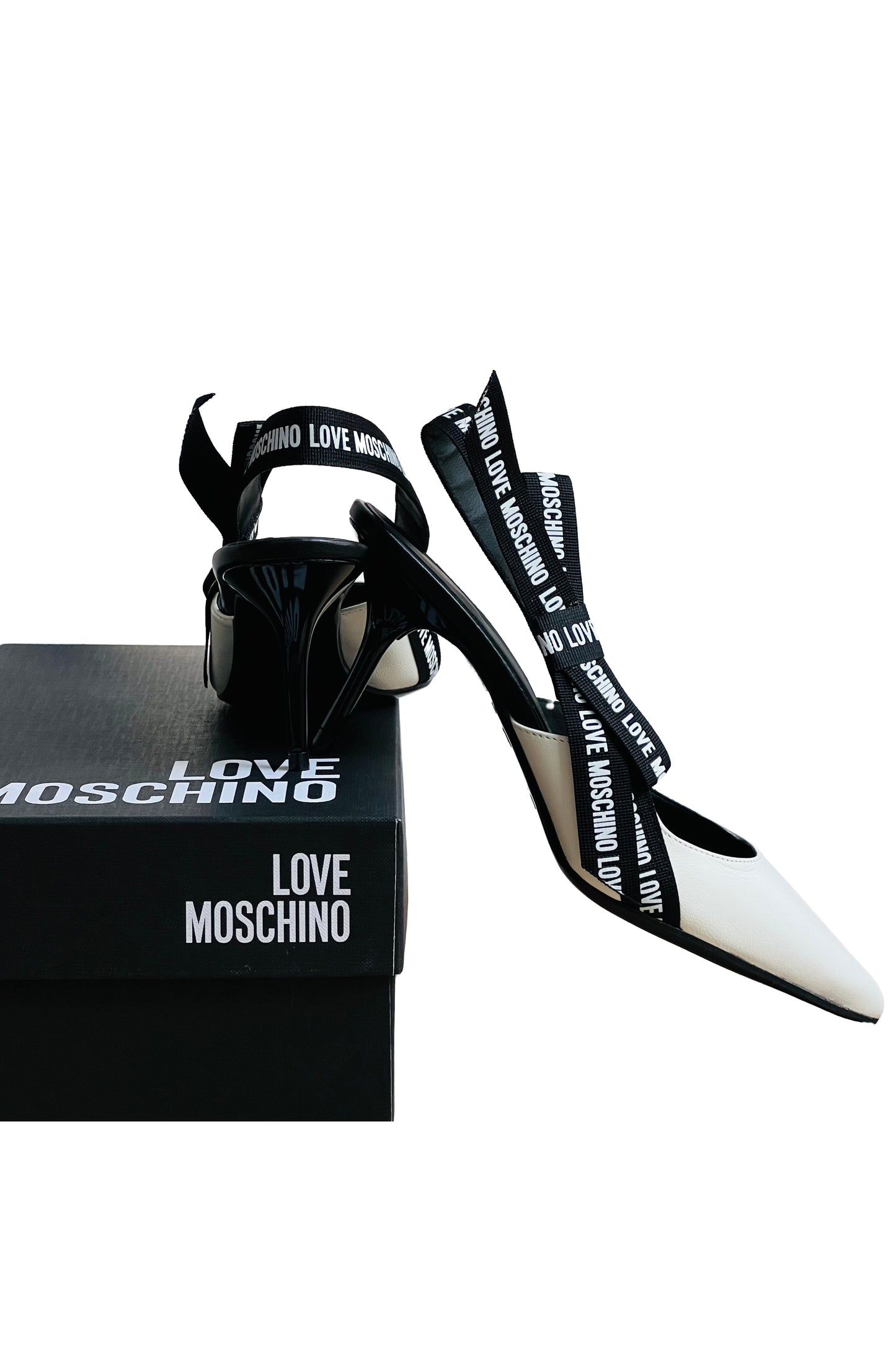 Sandale cu fundă Love Moschino